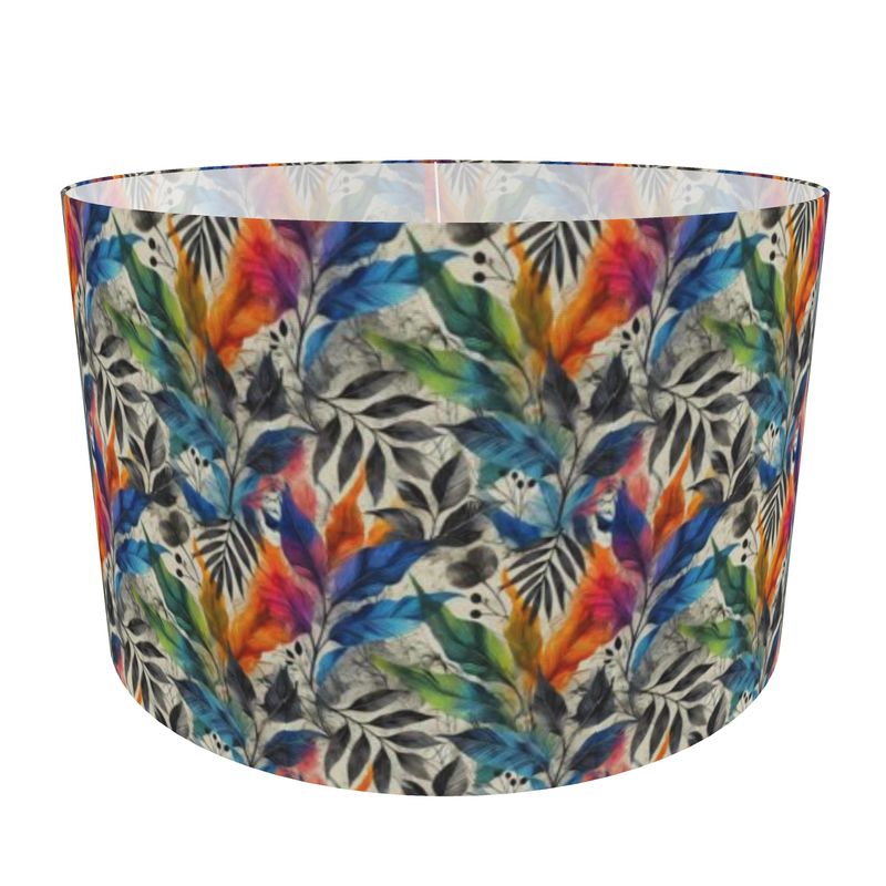 Printed lamp shade